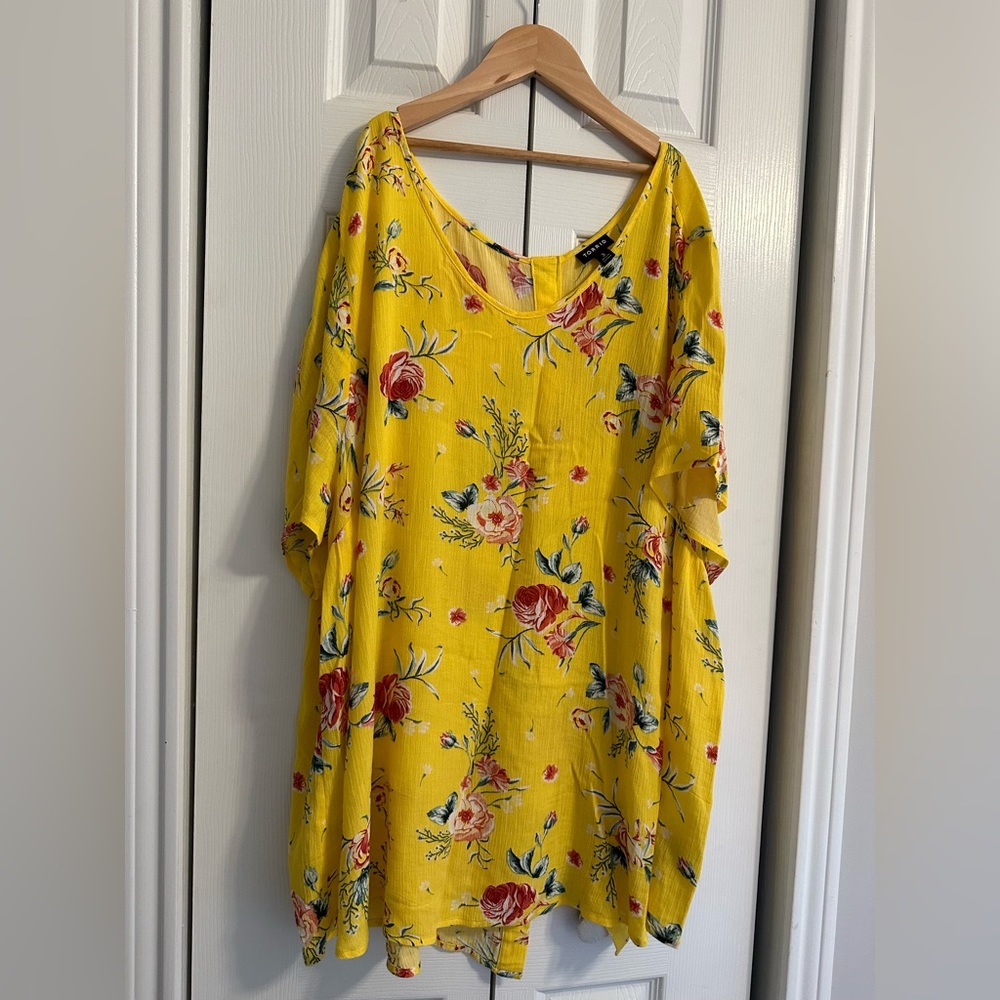 Torrid yellow blouse - Picture 4 of 6